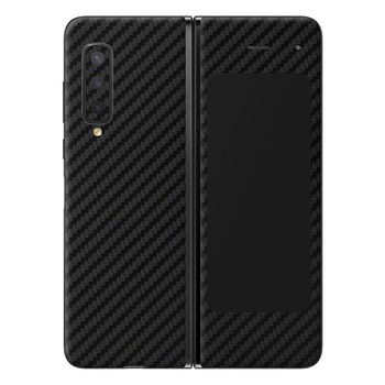 Folie Protectie Carbon Skinz pentru Samsung Galaxy Fold - Carbon Negru, Skin Adeziv Full Body Cover pentru Carcasa Folie Protectie Carbon Skinz pentru Samsung Galaxy Fold - Carbon Negru, Skin Adeziv Full Body Cover pentru Carcasa