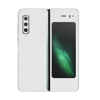 Folie Protectie Carbon Skinz pentru Samsung Galaxy Fold - Piele Alba, Skin Adeziv Full Body Cover pentru Carcasa Folie Protectie Carbon Skinz pentru Samsung Galaxy Fold - Piele Alba, Skin Adeziv Full Body Cover pentru Carcasa