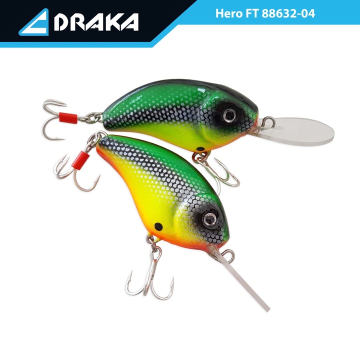 Momeala Wobbler Draka "Hero" FT, 7cm. -4 m, lopata de plastic