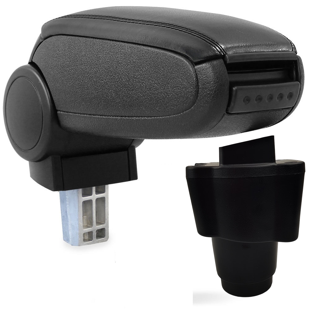 Cotiera auto aVr Dacia Sandero 2 II Facelift (2017-2020) - negru piele ecologica