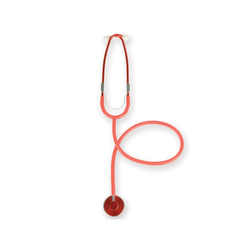 Stetoscop cu capsula simpla, Trad, Rosu