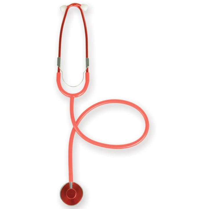 Stetoscop cu capsula simpla, Trad, Rosu