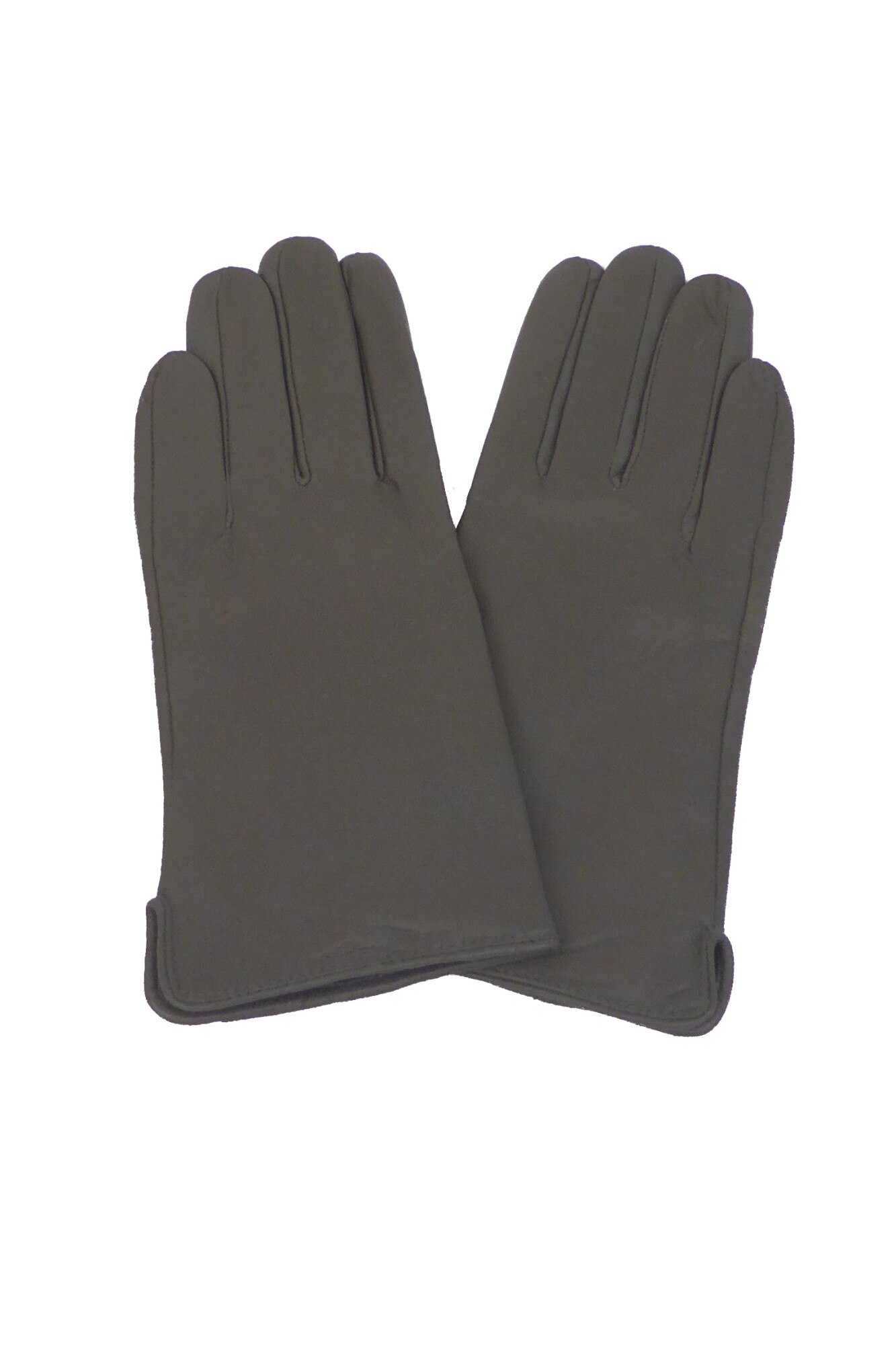 Manusi dama, Univers Fashion, din piele naturala, cu interior imblanit, gri, M