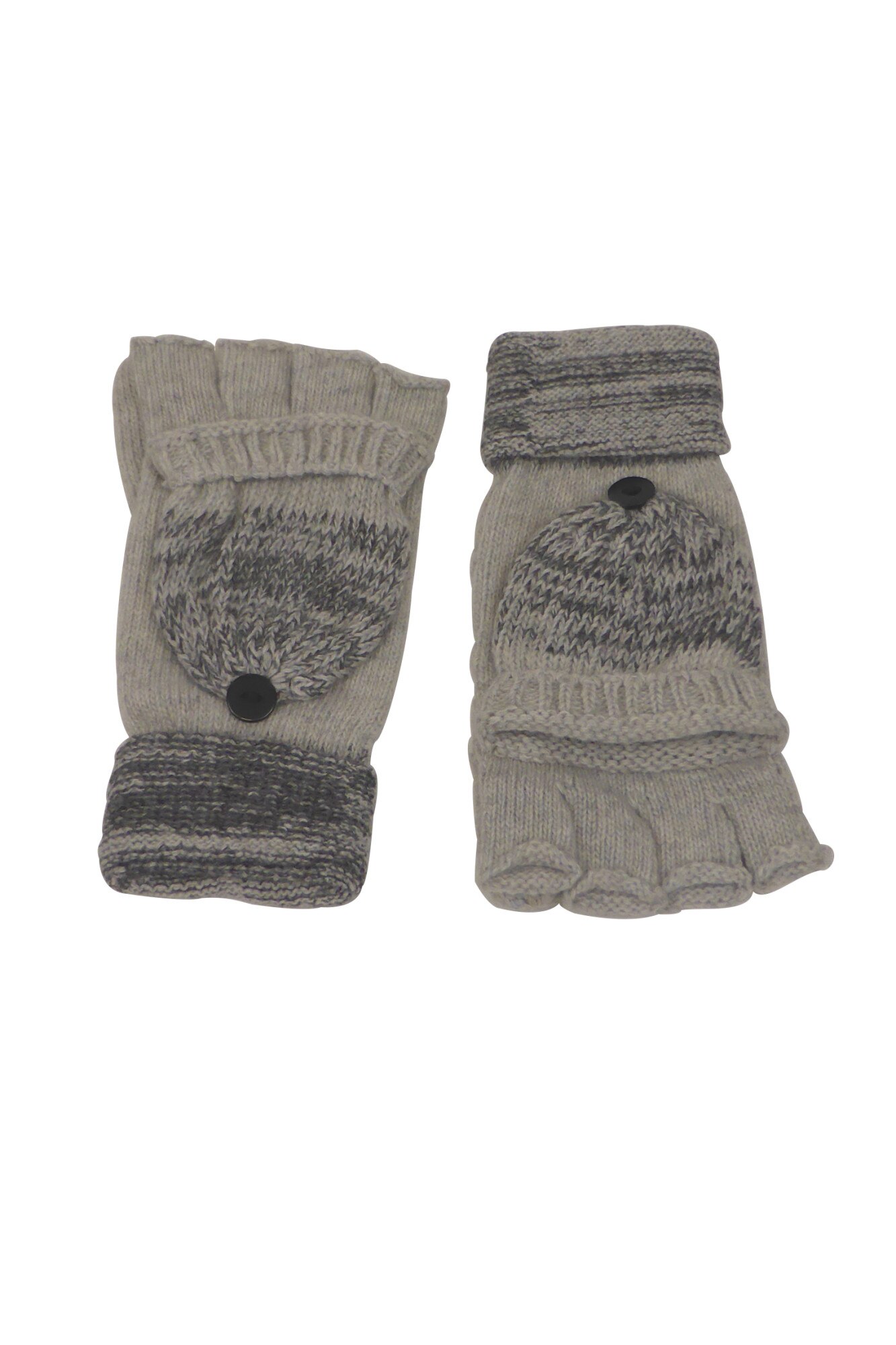 Manusi dama, Univers Fashion, din tricot, cu decupaj la degete, gri, S-M