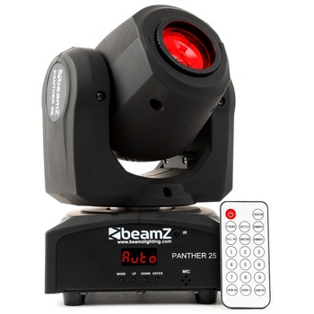 Moving Head Spot LED CREE 12W DMX BeamZ Panther25 Moving Head Spot LED CREE 12W DMX BeamZ Panther25
