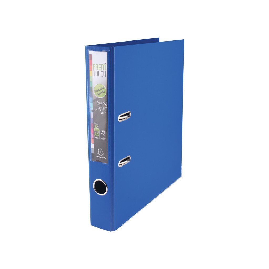 Biblioraft A4 PVC 5cm Exacompta Albastru