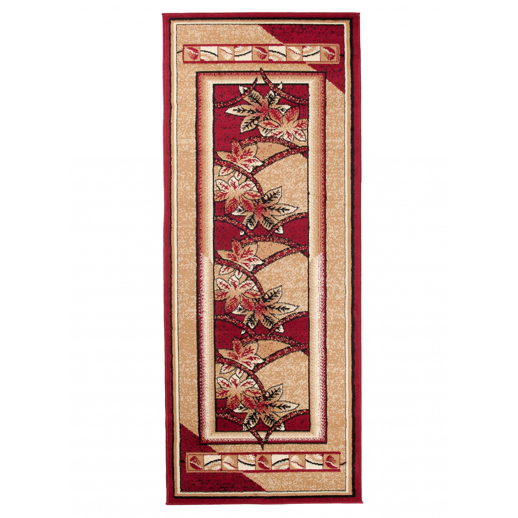 Covor Atlas PP Short Pile Traditional Ornamental 1912B red 100x250