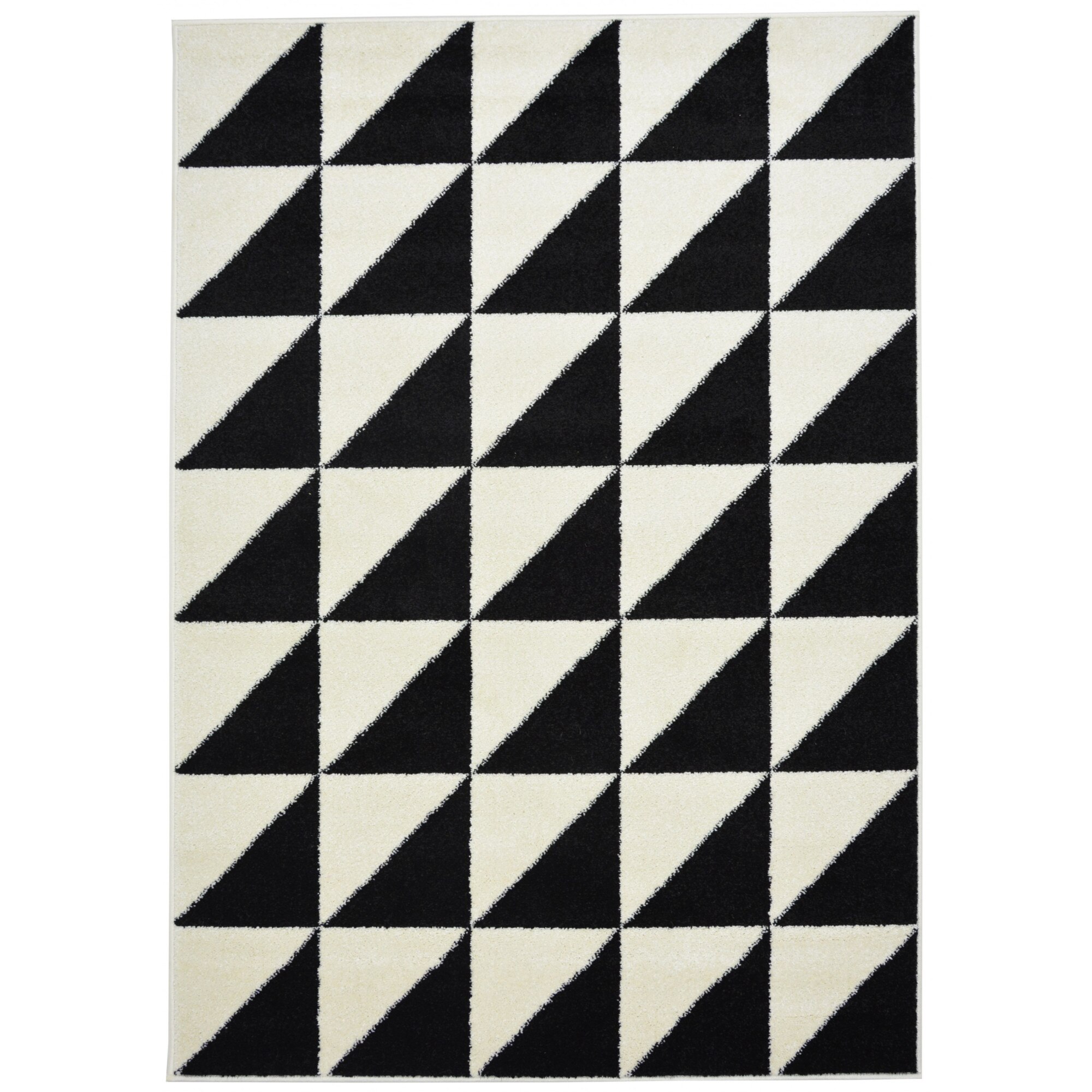 Covor Maroko Modern Short Pile Chemex T421A MAR alb 120x170