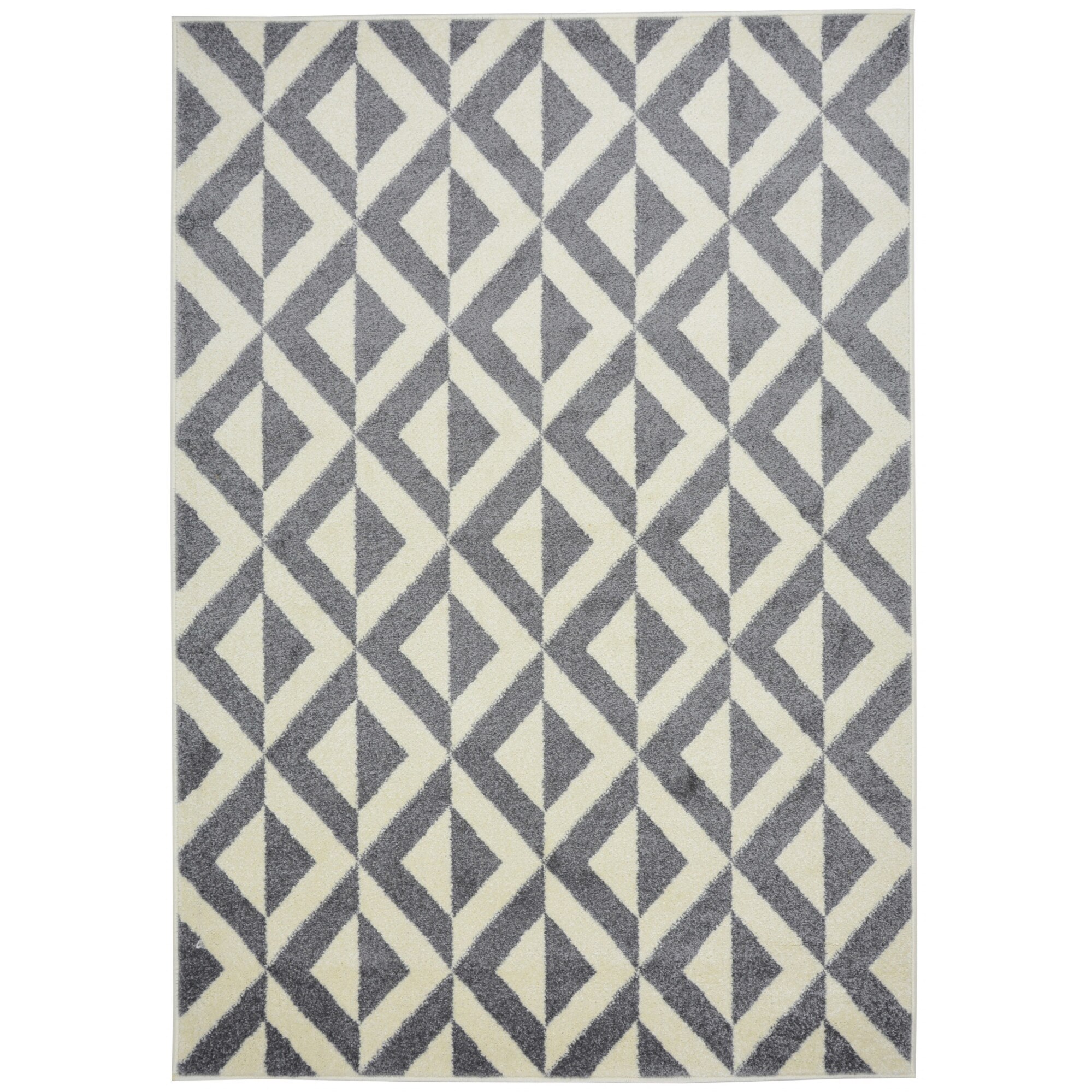 Covor Maroko Modern Short Pile Chemex T416C MAR alb 120x170