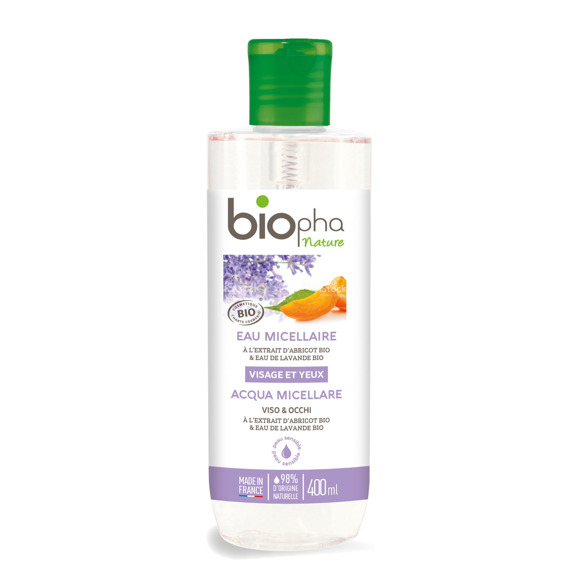 BIO мицеларна вода Biopha Dermatocosmetic, 400 мл - eMAG.bg