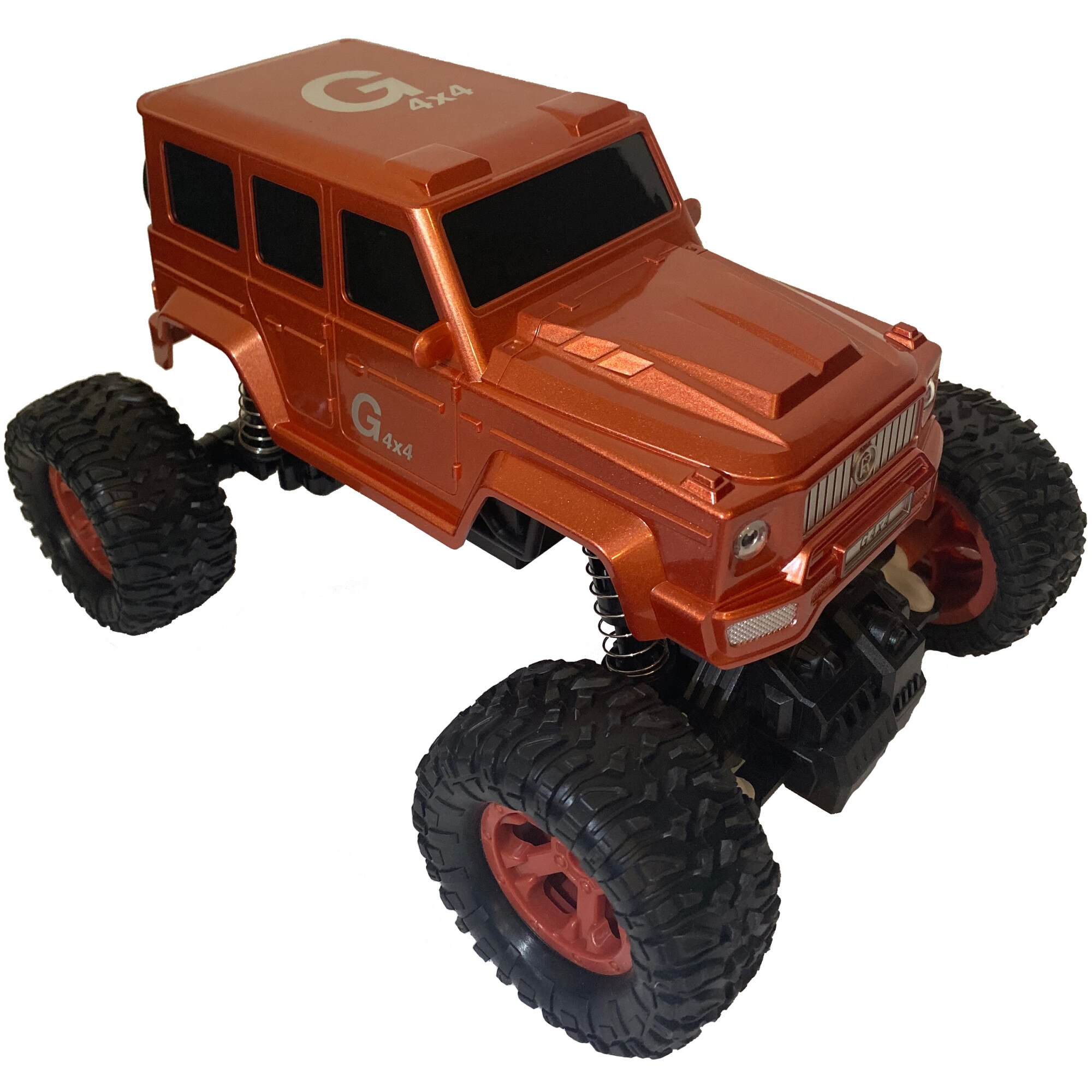 Masinuta radiocomandata 2.4GHz CROSS COUNTRY BIG WHEELS 4x4 PORTOCALIU