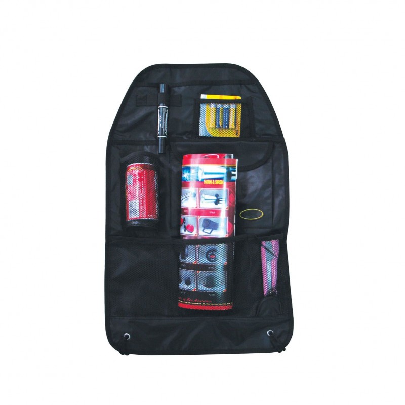 Organizator Scaun Auto Pentru Spatar, PVC, 57 X 36,5, culoare Negru