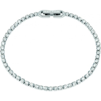 Bratara Sector SANN11, dama, Tennis, inox, cristale, lungime 18 cm Bratara Sector SANN11, dama, Tennis, inox, cristale, lungime 18 cm