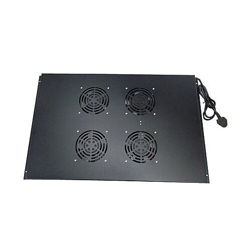 Carcasa de ventilator pentru cabinete metalice ,Netrack , 1000mm , negru