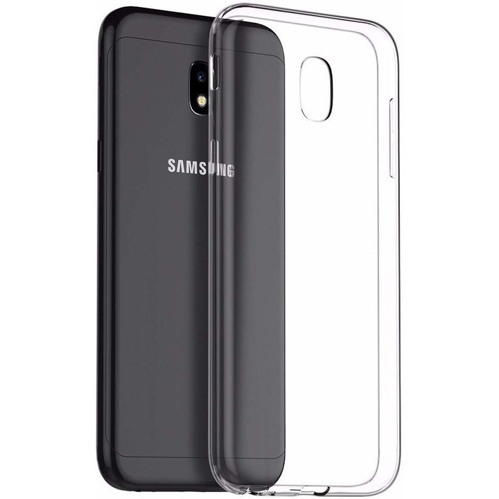 Кейс за Samsung Galaxy J7 2017, GloMax Perfect Fit, Прозрачен