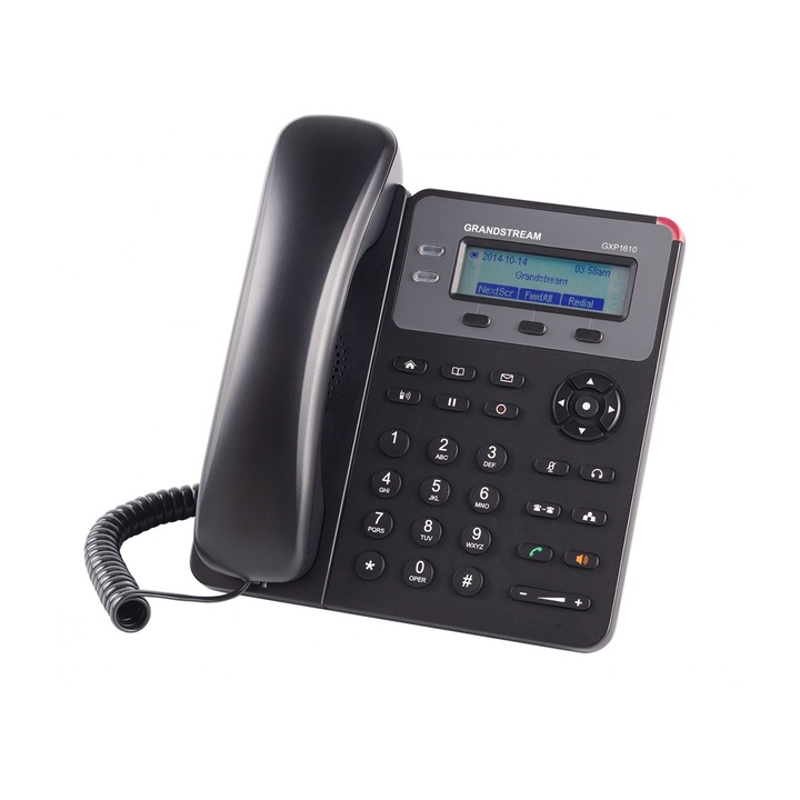 VoIP телефон с 1 линия GRANDSTREAM GXP1610, 3-way конференция, 3 XML клавиша
