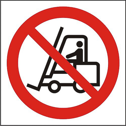 Indicator A5, Interzis vehiculelor de manipulare a marfurilor(2)!