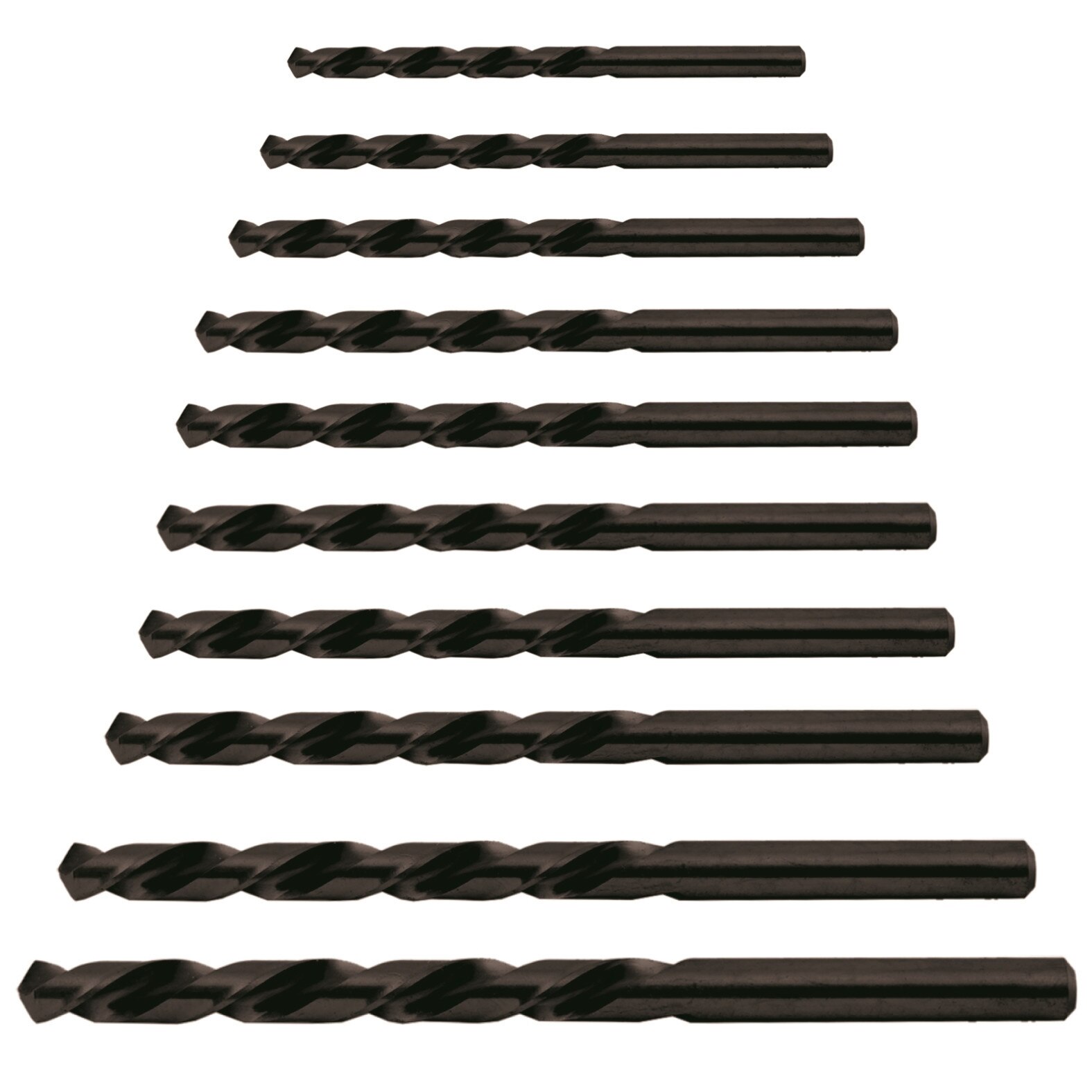 Set burghie 10 bucati Ø1-10mm HSS-R, Raider 157111