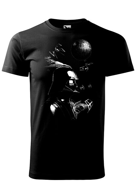 Tricou cu maneca scurta , K-off , negru , Darth Vader