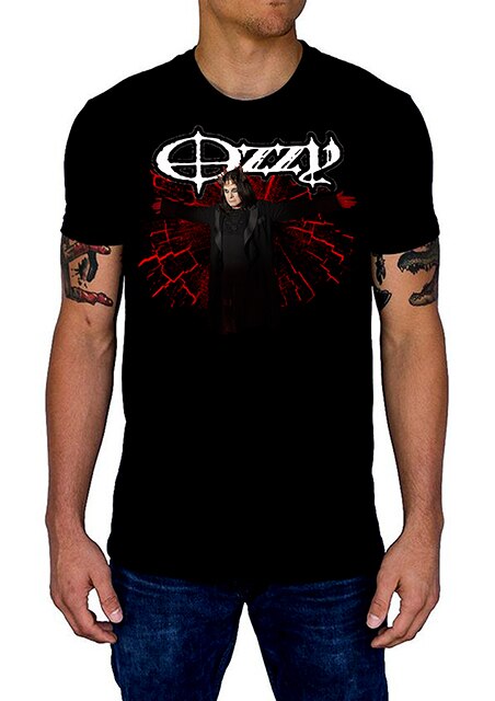Tricou cu maneca scurta , K-off , negru ,Ozzy