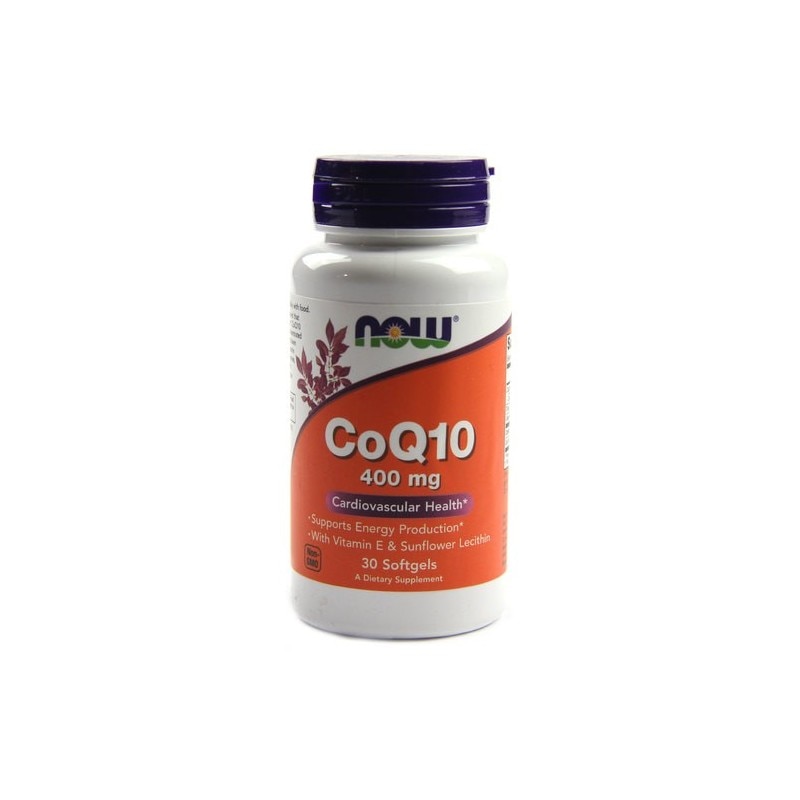 Coenzima Q10 NOW FOODS CoQ10 100mg Con Biancospino - 180 Capsule - Foto 6