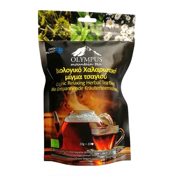 Ceai organic relaxant cu amestec de plante Olympus, plic 20g Ceai organic relaxant cu amestec de plante Olympus, plic 20g
