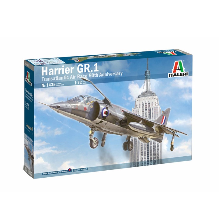 Italeri Repülőgép modell Harrier GR.1 Transatlantic Air Race 50. évforduló 1:72 ITA 1435