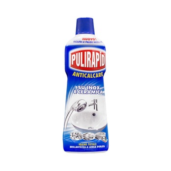 Solutie pentru curatat baie Pulirapid Anticalcar, 500 ml, pentru suprafete din ceramica si inox Solutie pentru curatat baie Pulirapid Anticalcar, 500 ml, pentru suprafete din ceramica si inox