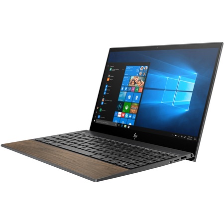 Laptop ultraportabil HP ENVY 13-aq1004nq cu procesor Intel® Core™ i5-10210U pana la 4.20 GHz Comet Lake, 13.3", Full HD, IPS, 8GB, 256GB SSD, NVIDIA® GeForce® MX250 2GB, Windows 10 Home, Black