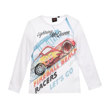 Tricou Cars-Victory Race, Disney Cars,, Alb Tricou Cars-Victory Race, Disney Cars,, Alb