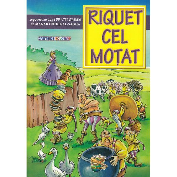Riquet cel motat. Carte de colorat