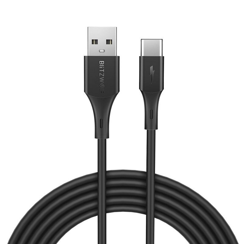 Cablu USB-C BlitzWolf BW-TC15 3A 1.8m (negru)