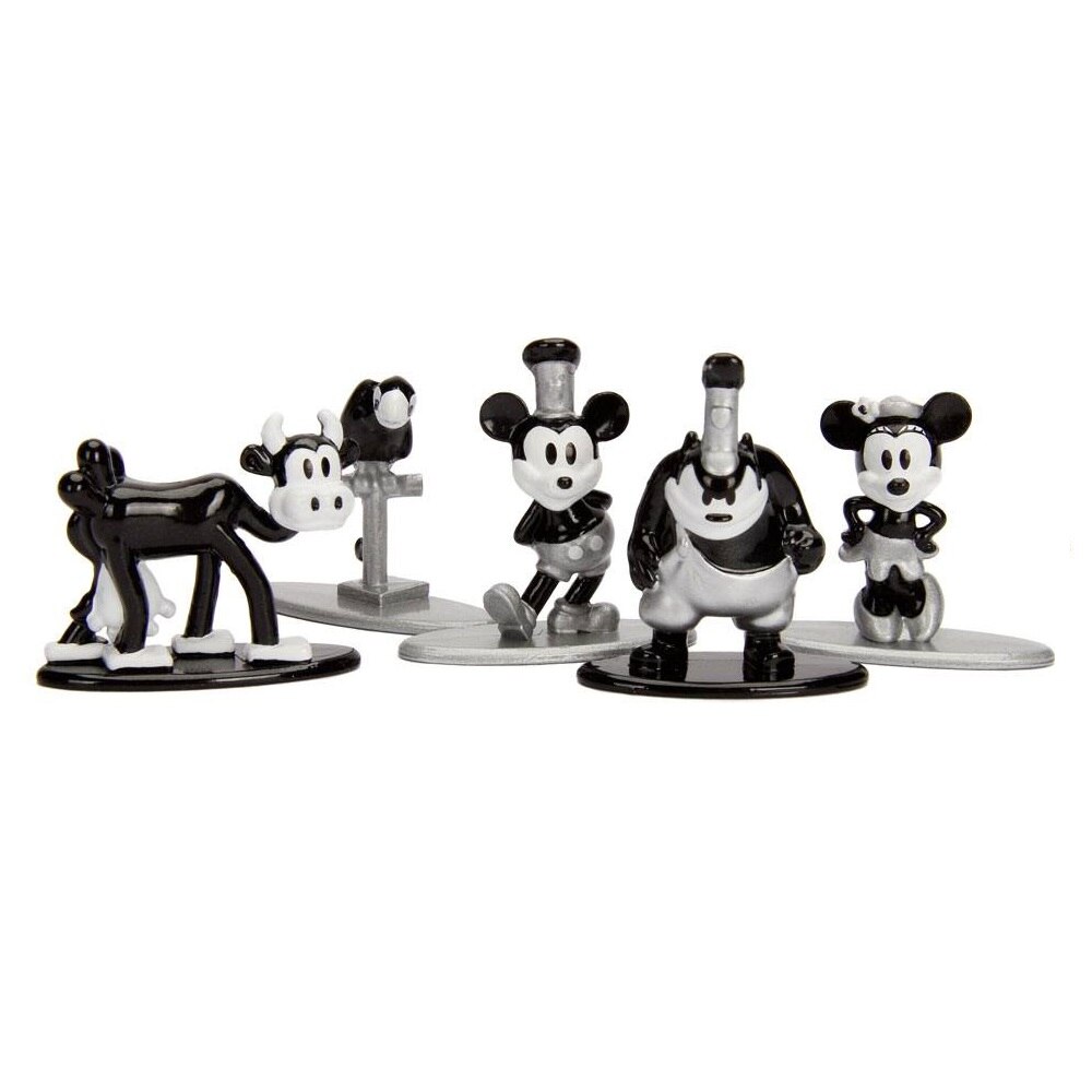 Set 5 Figurine, Disney, Nano Metalfigs, Mickey's 90th Anniversary, 4 cm