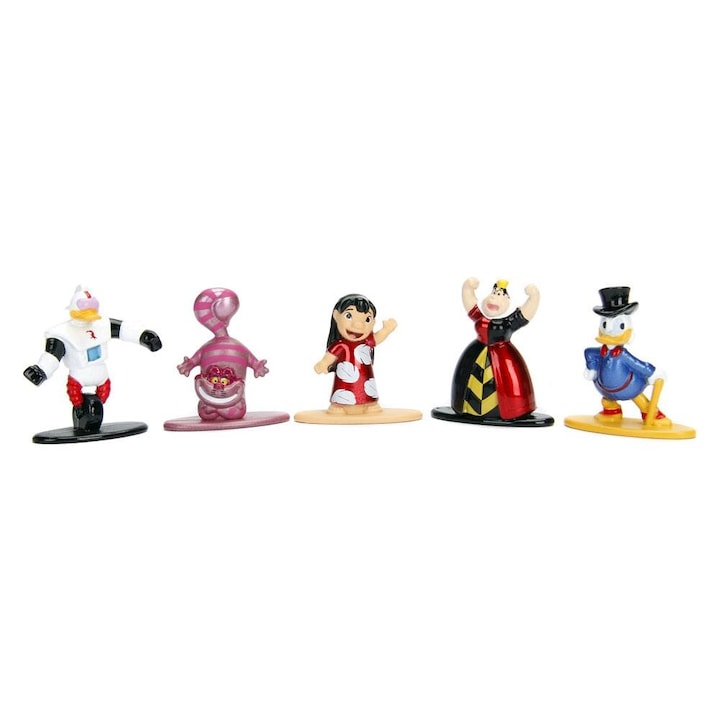 Комплект от 5 фигурки, Disney, Nano Metalfigs, вълна 2, 4 см
