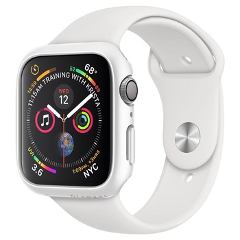 Husa Apple Watch 4 / 5 40mm SPIGEN Thin Fit Alba Husa Apple Watch 4 / 5 40mm SPIGEN Thin Fit Alba