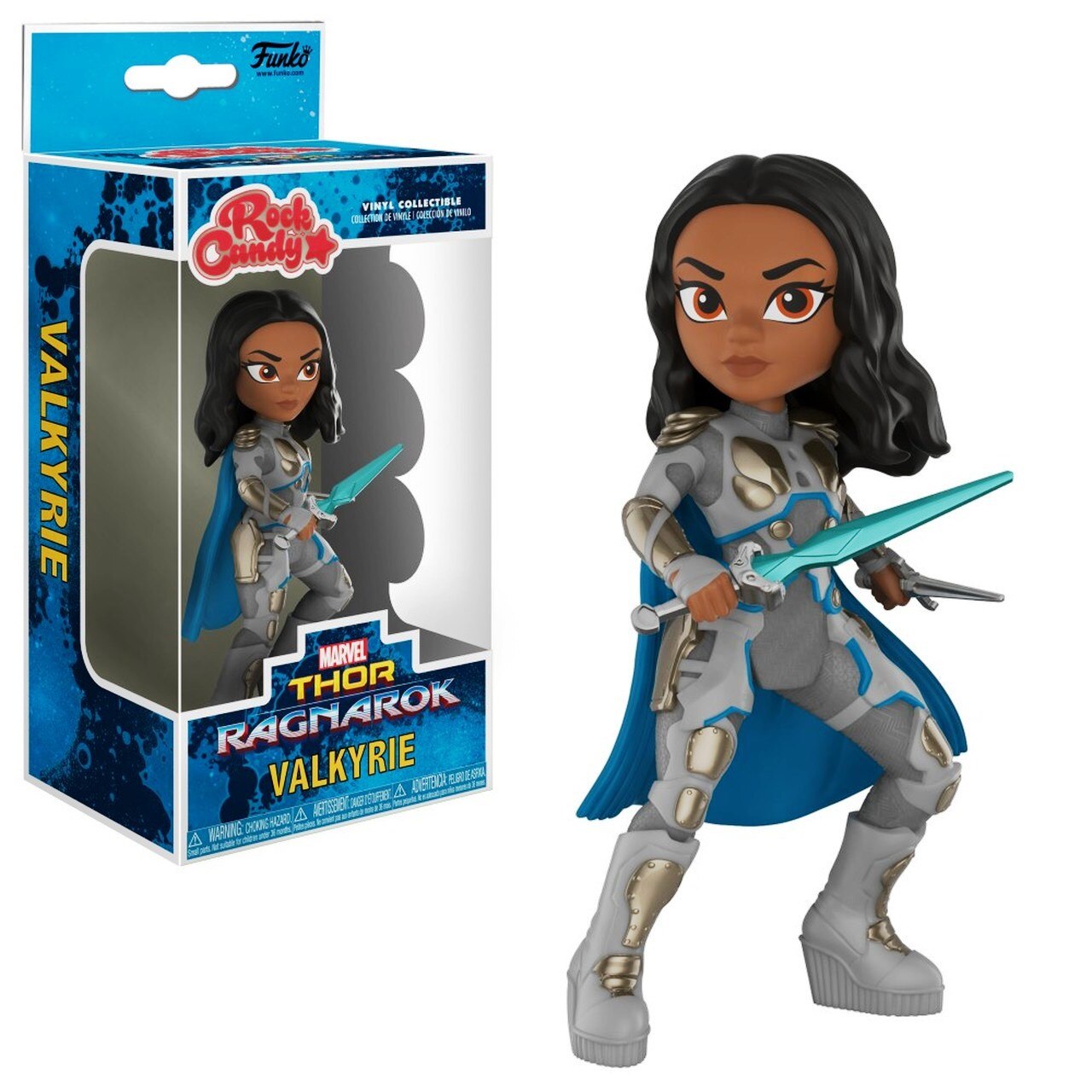 Figurina, Thor Ragnarok, Funko, Rock Candy, Valkyrie, 13 cm