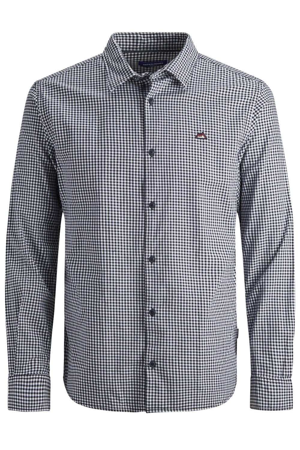 Camasa cu model in carouri alb/negru, Jack&Jones, Ivan, Alb/Negru