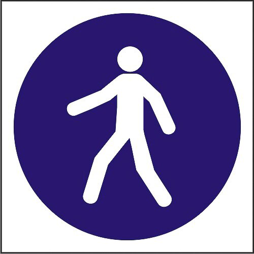 Indicator A5, Trecere obligatorie pentru pietoni!