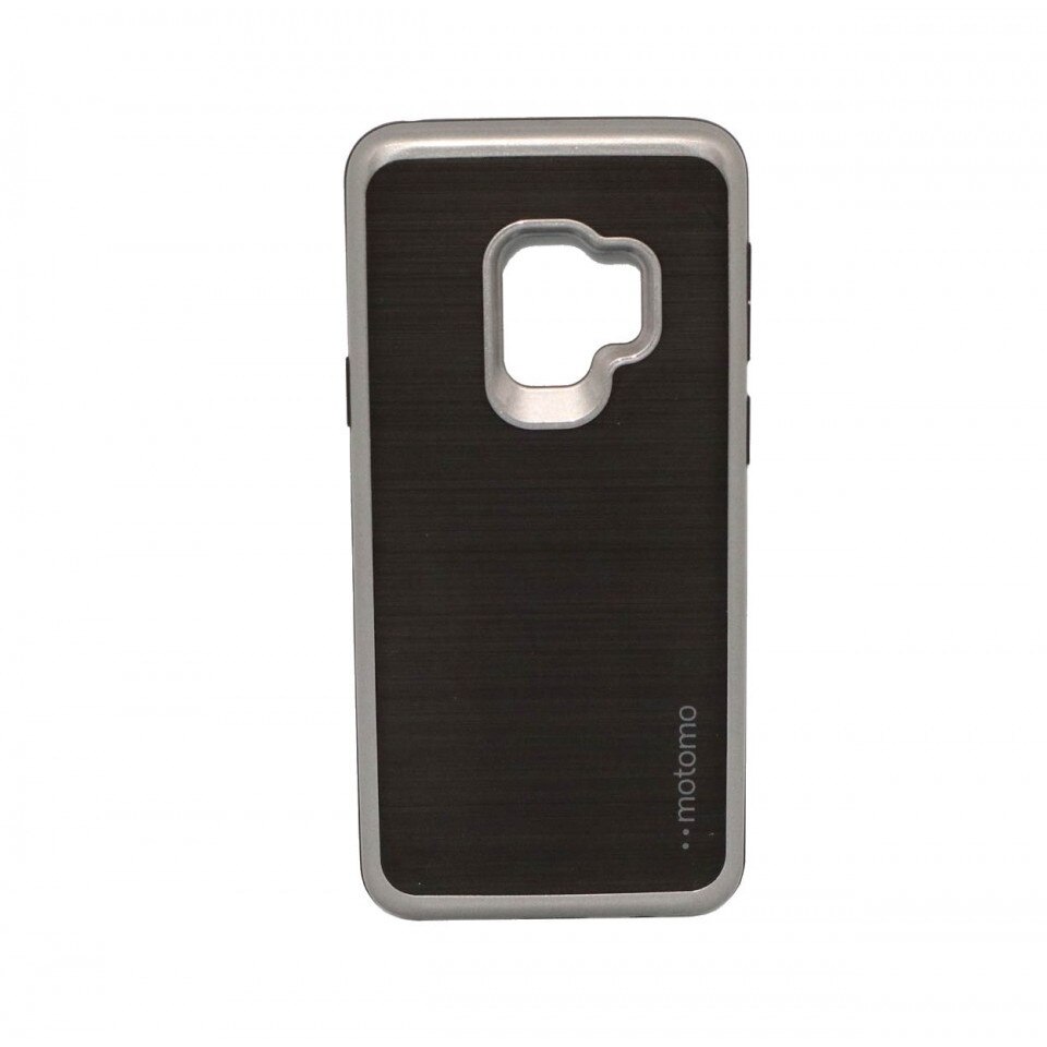 Husa Motomo dual cu bordura Gri pentru Samsung Galaxy S9