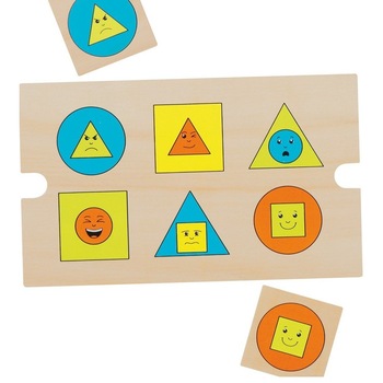 Jucarie educativa Forme geometrice si emotii Jucarie educativa Forme geometrice si emotii