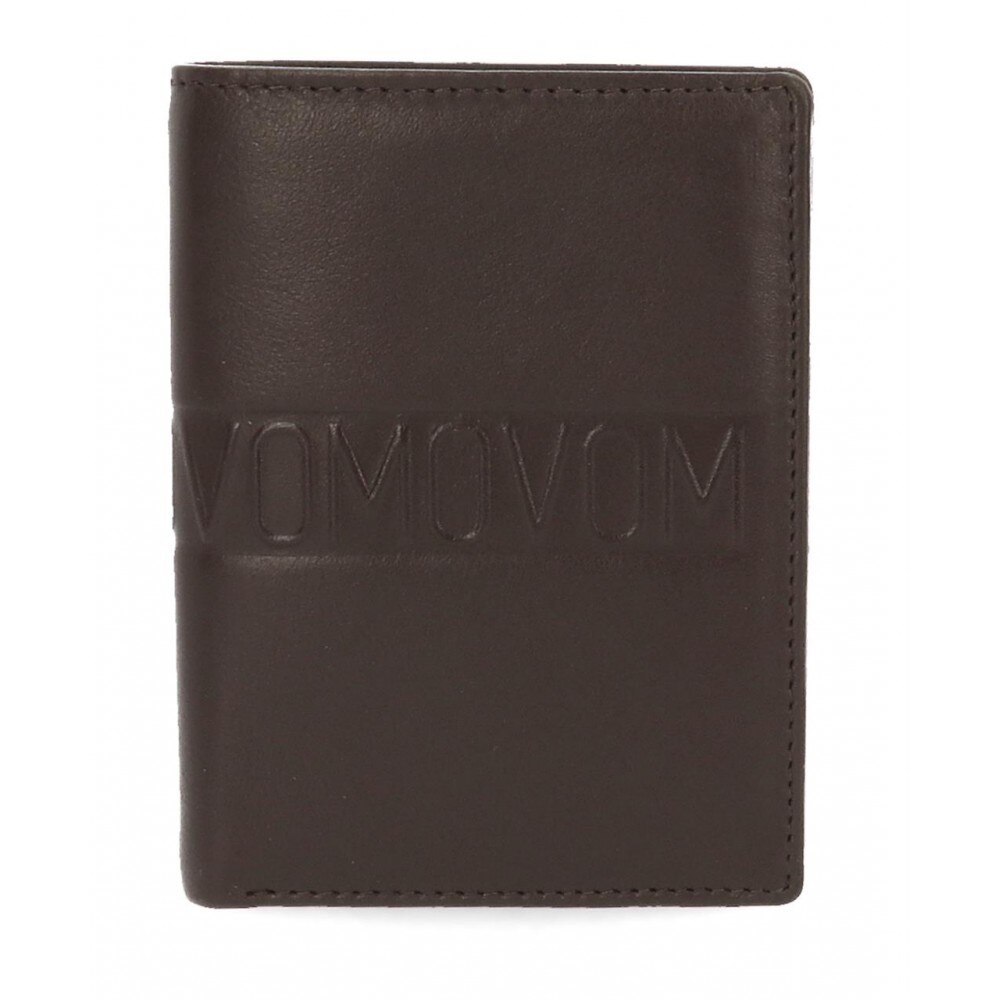 Portofel vertical maro Movom Ribbon