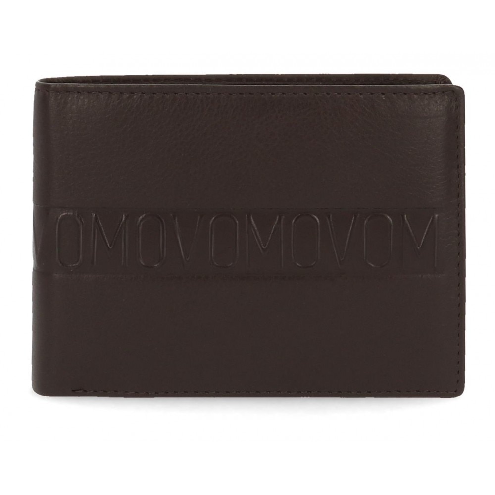 Portofel orizontal maro 12 cm Movom Ribbon
