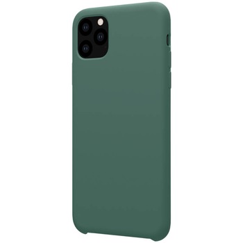 Husa din silicon mat verde, cu interior de microfibra, pentru Apple iPhone 11 Pro Max- Nillkin Flex Husa din silicon mat verde, cu interior de microfibra, pentru Apple iPhone 11 Pro Max- Nillkin Flex