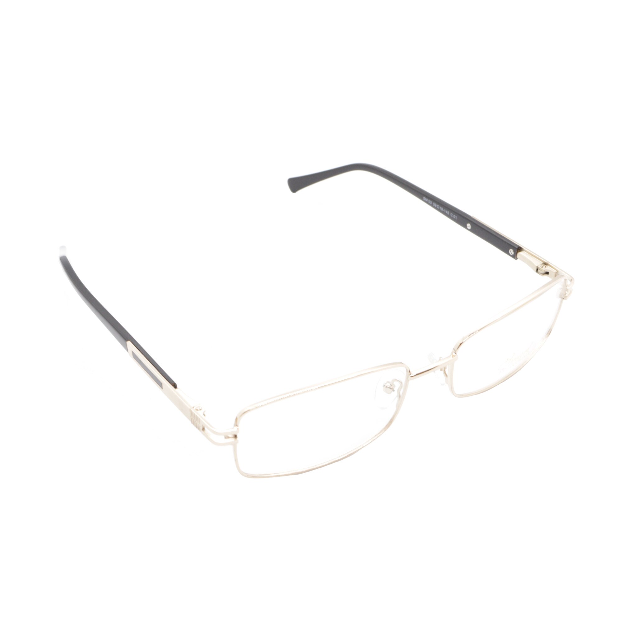 Rame ochelari de vedere, Smart, Barbat, SM53, 59mm, Auriu/Negru