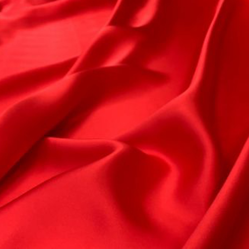 Set 5 metri satin elastic, rosu