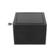 Caseta Bijuterii Cu Oglinda, Sertar, Piele Ecologica, 31x16x25 Cm, Neagra
