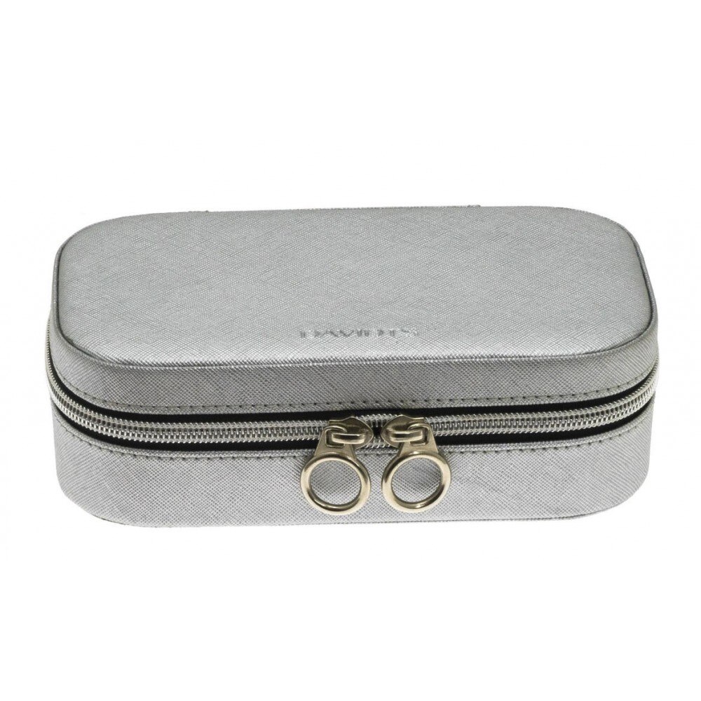 Cutie dreptunghiulara de bijuterii 18 cm argintie Davidts