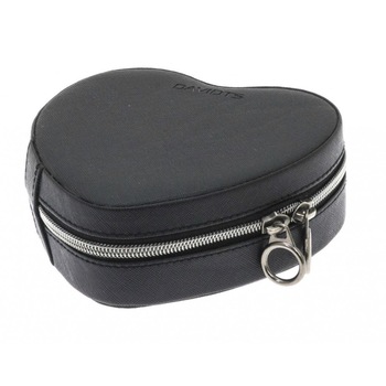Cutie bijuterii sub forma de inima 14 cm neagra Davidts Cutie bijuterii sub forma de inima 14 cm neagra Davidts