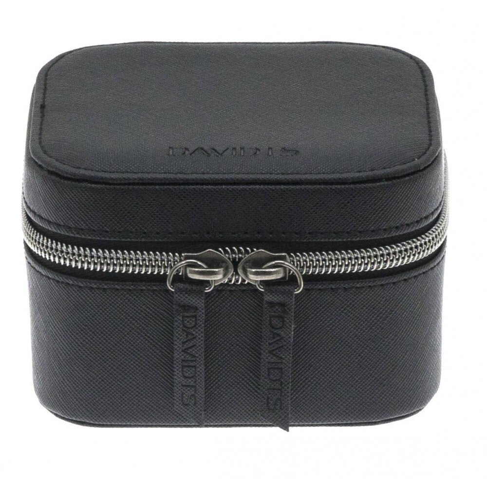 Cutie ceasuri 2 compartimente 11,5 cm neagra Davidts