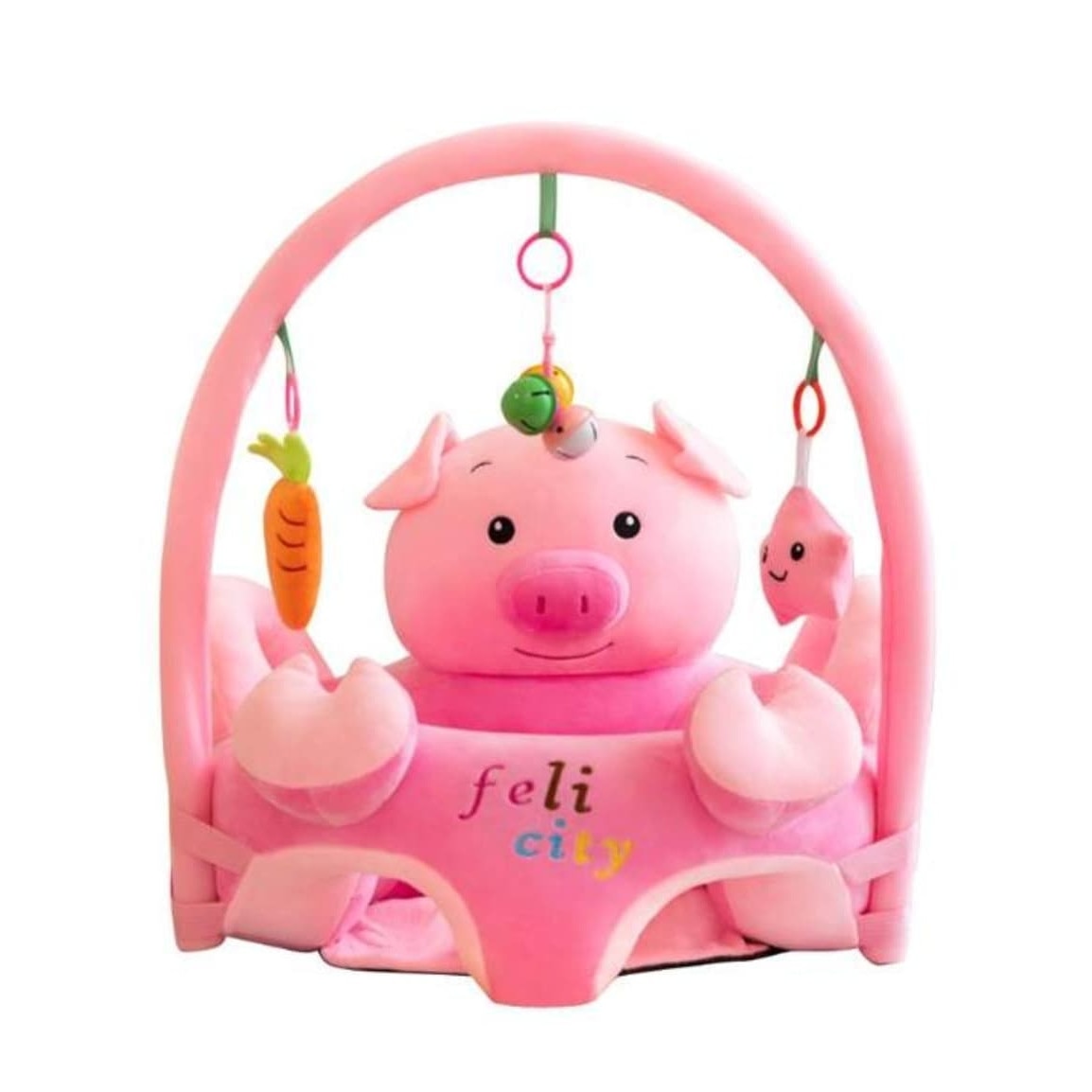 Fotoliu din plus bebe Felicity cu centru de joaca Purcelus